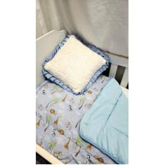 Imagem de Kit Edredom Dupla Face + Travesseiro Dupla Face Infantil - Comprananet