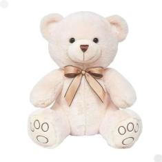 Imagem de Pelúcia De Ursinho Bege Carinho 30cm 5899 - Buba