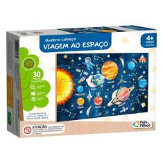 Imagem de Quebra-Cabeça 38 peças Viagem ao Espaço - Pais e Filhos, Puzzle