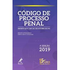 Imagem de Código De Processo Penal - Editora Jurídica Da Editora Manole - 9788520459065