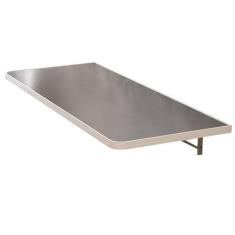 Imagem de Mesa flutuante dobrável, mesa de jantar dobrável montada na parede de aço inoxidável 304 para estudo em casa e escritório(Punch,80CM/31.49IN_40CM)
