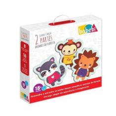 Imagem de Quebra-Cabeça 2 Partes Animais Da Floresta Da Babebi