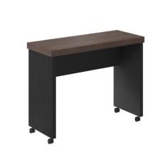 Imagem de Mesa de Computador com Rodizios Towel Freijo Preto