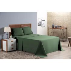 Imagem de Jogo De Lençol Queen 4 Peças Micro Percal 400 Fios - Bela Casa Shoppin