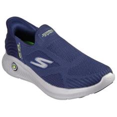 Imagem de Skechers Tênis masculino Hands Free Slip-ins Go Walk Anywhere - The Tourist, Azul marino, 39