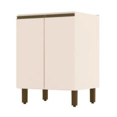 Imagem de Armário de Cozinha 60 Cm Connect 2 Portas 100% Mdf Off White C78 - Hen