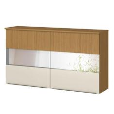 Imagem de Armário Aéreo Para Cozinha 2 Portas Com Vidro Raiar - Aramóveis