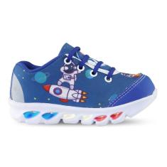 Imagem de tenis de led infantil masculino astronauta com luzinha meninos-Masculino