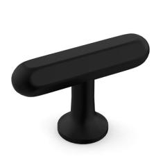 Imagem de KNOKLOCK Pacote com 10 maçanetas de armário de cozinha preto fosco puxadores de gaveta puxadores de ferragens de armário de cozinha para gavetas de cômoda