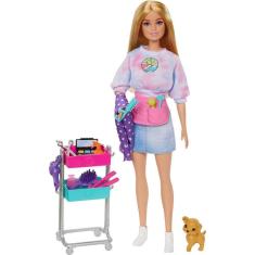 Imagem de Boneca - Barbie Malibu - Cabeleleira com acesssorios - HNK95 MATTEL