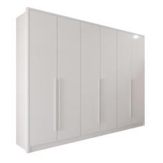 Imagem de Guarda Roupas 100% Mdf 6 Portas 5 Gavetas Moscou Neve