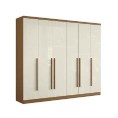 Imagem de Guarda-Roupa Casal Canadá 6 PT 8 GV Atacama e Off White