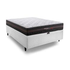 Imagem de Cama Box Baú Casal Herval Palermo, Molas Ensacadas, 74x138x188 cm