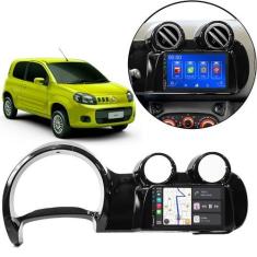 Imagem de Multimídia 7 Polegadas Uno Fiorino 2011-2015 Android-Auto MP5 + Moldur
