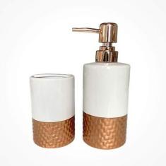 Imagem de Kit de Banheiro de Cerâmica 2 peças Copper