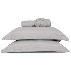 Imagem de Jogo De Lençol King Slim Percal 200 Fios 3 Peças - Dona Zezé