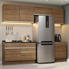 Imagem de Armário De Cozinha 260Cm Rustic Glamy 05 Rustic