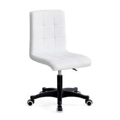 Imagem de Cadeira de Escritório Eiffel Gomos Base Giratória Preta | Office - Branca