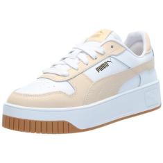 Imagem de PUMA Tênis feminino Carina Street, Puma Ouro areia-metálico branco, 38
