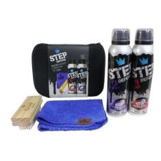 Imagem de Kit Limpeza e Impermeablização de Tênis Step Defend, único, Preto