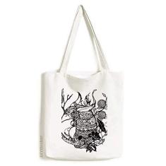 Imagem de Obra-prima chinesa montanhas rios desenho sacola de lona bolsa de compras casual bolsa de mão