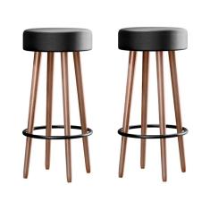 Imagem de Kit 2 Banquetas Berlin 70cm Couríssimo - Salaone