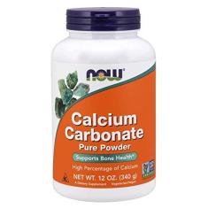 Imagem de Calcium Carbonate Now Foods Carbonato Cálcio Puro Em Pó 340g