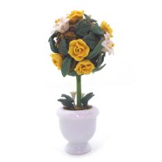 Imagem de 1/12 Casa De Bonecas Simulação De Argila Em Miniatura Modelo Potted Comp