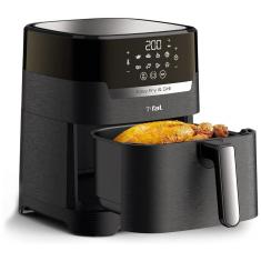 Imagem de Fritadeira Elétrica Air Fryer 4.2L, com Painel de Controle Digital, 110v, T FAL EY505852, Preto