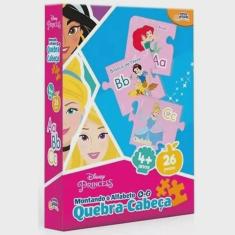 Imagem de QUEBRA-CABEÇA 26 Peças Montando o Alfabeto de a a Z Princesa Toyster 8042