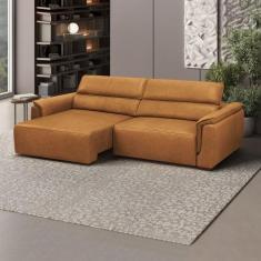 Imagem de Sofá Decorativo Lorenzo 3 Lugares Sala De Estar 220cm Reclinável E Ret