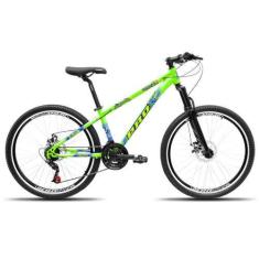 Imagem de Bike PRO X Aro 26 Freeride Tipo Viking 18V Freio a Disco - PRO-X, Verd