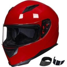 Imagem de Capacete de motocicleta ILM Full Face com lenço de pescoço de inverno 