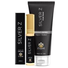 Imagem de Kit Perfume 28ml e Hidratante 120g Silver Z Masculino Zyone Parfum Alt