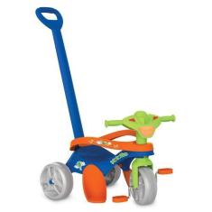 Imagem de Triciclo Infantil Mototico Passeio E Pedal Azul Bandeirante