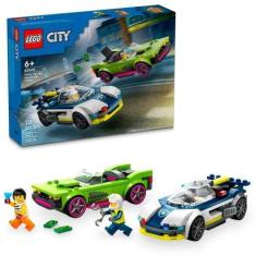 Imagem de Lego City Perseguicao De Carro Da Policia E Muscle Car 60415