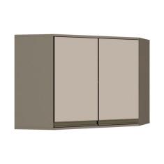 Imagem de Armario De Cozinha Modulado Canto Obliquo Connect C 2 Portas Duna Cristal Henn