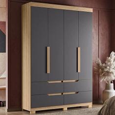 Imagem de Guarda-Roupa 4 Portas 4 Gavetas Doble Albatroz