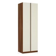 Imagem de Guarda Roupa Solteiro 2 Portas 80 Cm Dourado Com Kashmir