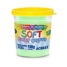 Imagem de Massinha De Modelar Soft 150G Verde Bebê Acrilex