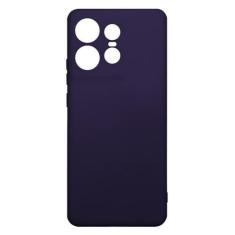 Imagem de Capa Case Capinha Silicone Aveludada Roxo Para Motorola Edge 50 Pro Xt