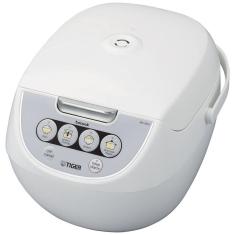 Imagem de Panela de Arroz Elétrica 1.2L Multifuncional com 4 Configurações e Desligamento Automático, 110v, TIGER CORPORATION JBV A10U W, Branco