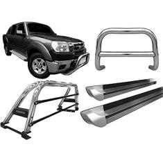 Imagem de Kit quebra mato+Estribo Pers +Santo Ant Ranger 97 a 12 CROMO