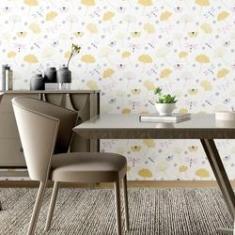 Imagem de Papel de Parede Adesivo Borboleta Natureza N02224 Rolo de 0,58x3,00M