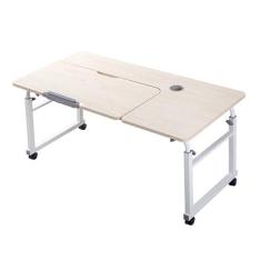 Imagem de SilteD Mesa de cabeceira com rodas, mesa de cabeceira com suporte de inclinação ajustável, mesa de computador móvel, carrinho de laptop, mesa de bar para casa e hospital