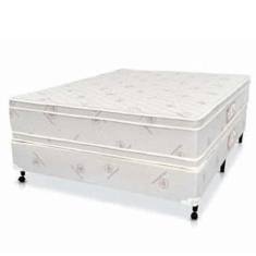Imagem de Cama Box + Colchão Castor Casal Hotel Collection Fire Retardant Double Face Pocket 138X188x60cm
