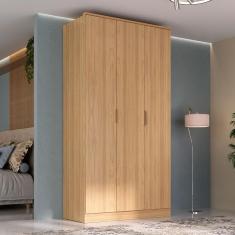 Imagem de Guarda-Roupa Solteiro Ravi 3 Portas 2 Gavetas 100% Mdf Olmo Italiano - Mambel