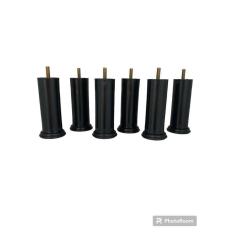 Imagem de Kit 50 Pés Pretos  para Cama Box 12cm Altura