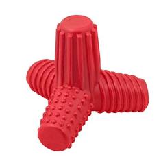 Imagem de Mordedor Tridimensional 4 Dogs Nylon Vermelho Tamanho P para Cães