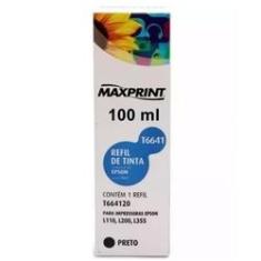 Imagem de Refil De Tinta Maxprint Compatível Epson 100ml T664 PRETA